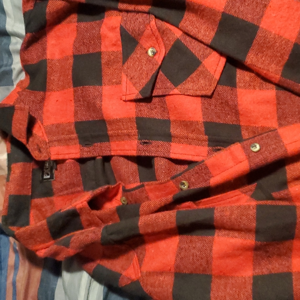 Red and black long sleeve